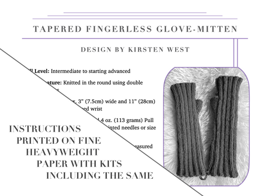 Patrón para mitones daneses sin dedos
