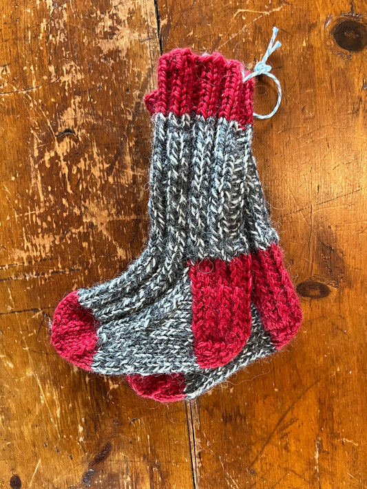 Marled Baby Socks